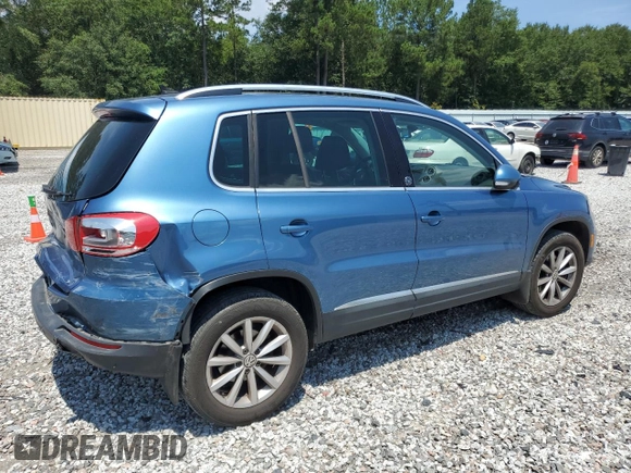 2017 Volkswagen Tiguan Wolfsburg Edition with VIN WVGSV7AX3HK004585, listed as a Copart auction lot 67393804 with 94,222 mi miles and Non repairable. Bid and sale history available at DreamBid. Image 3.