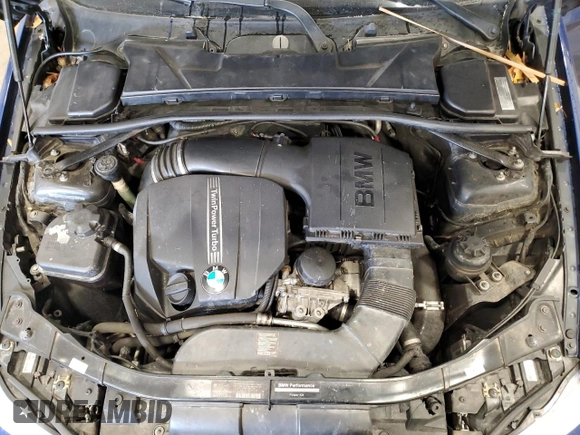 2011 BMW 3 Series 335i with VIN WBAPM5C56BE578579, listed as a Copart auction lot 85458574 with 155,820 mi miles and Salvage Title. Bid and sale history available at carsss.com. Image 11.