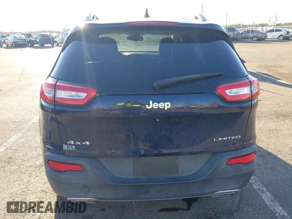 2016 Jeep Cherokee Limited with VIN 1C4PJMDS8GW118822, listed as a IAAI auction lot 41825379 with 106,566 mi miles and . Bid and sale history available at DreamBid. Image 16.