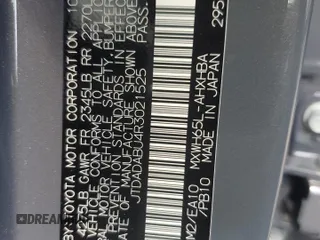 2024 Toyota Prius LE z VIN JTDADABU4R3021525, wystawiony jako Copart lot #61652045 z przebiegiem 2 120 mil mil oraz Szkoda całkowita • Salvage title. Historia ofert i sprzedaży dostępna na DreamBid. Obrazek 12.