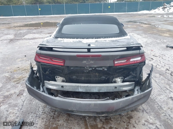 2018 Chevrolet Camaro 1LT with VIN 1G1FB3DX8J0124766, listed as a IAAI auction lot 41737430 with 101,028 mi miles. Bid and sale history available at carsss.com. Image 16.