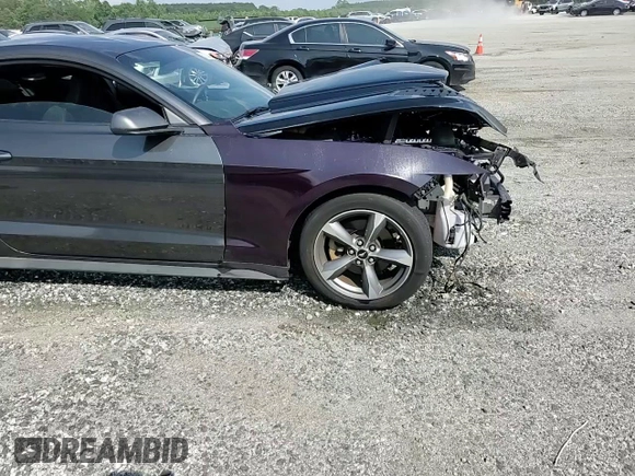 2015 Ford Mustang V6 with VIN 1FA6P8AM1F5402309, listed as a Copart auction lot 59328295 with 186,324 mi miles and Salvage title. Bid and sale history available at DreamBid. Image 13.