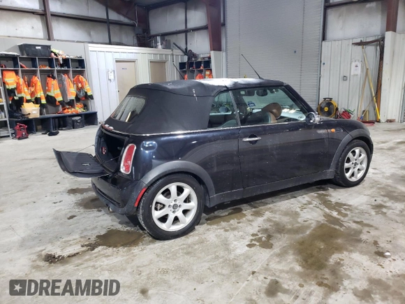 2008 MINI Convertible with VIN WMWRF33538TF67537, listed as a Copart auction lot 86498134 with 120,044 mi miles and Clean title. Bid and sale history available at DreamBid. Image 3.