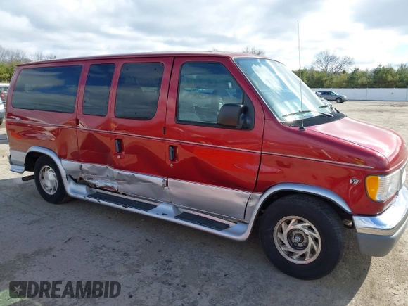 1999 Ford Econoline Passenger XL with VIN 1FMRE11L1XHA05657, listed as a IAAI auction lot 41968923 with 150,868 mi miles and . Bid and sale history available at carsss.com. Image 6.