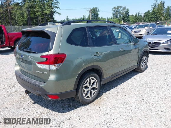 2021 Subaru Forester Premium with VIN JF2SKAFC5MH550118, listed as a IAAI auction lot 42427536 with 31,469 mi miles and . Bid and sale history available at DreamBid. Image 4.