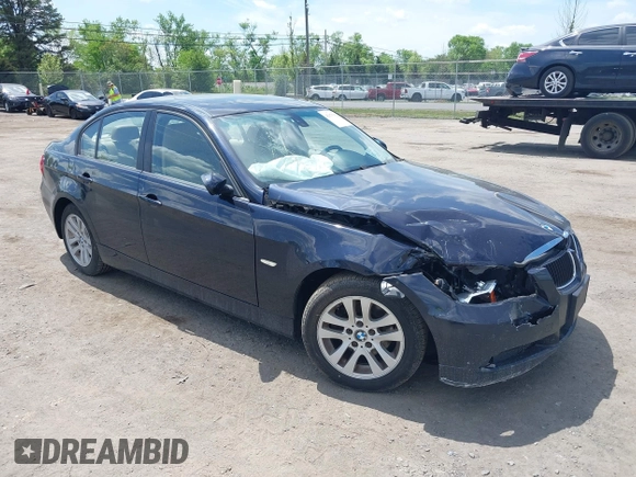 2007 BMW 3 Series 328i with VIN WBAVA33577KX82272, listed as a IAAI auction lot 42175352 with 194,774 mi miles and . Bid and sale history available at DreamBid. Image 1.