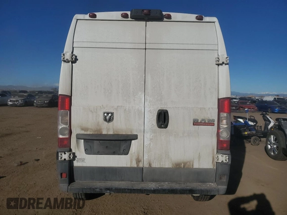 2015 Ram ProMaster Cargo with VIN 3C6TRVBG6FE520074, listed as a Copart auction lot 46472965 with 150,918 mi miles and Salvage Title. Bid and sale history available at DreamBid. Image 6.
