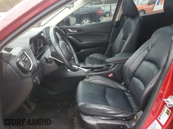 2014 Mazda 3 i Grand Touring with VIN JM1BM1M70E1137547, listed as a Copart auction lot 43089535 with 145,063 mi miles and Salvage Title. Bid and sale history available at DreamBid. Image 7.