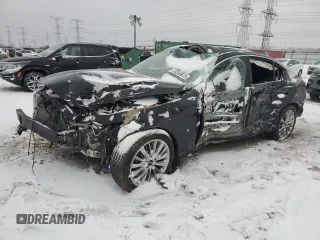 2019 Infiniti Q50 3.0t LUXE with VIN JN1EV7AR1KM590110, listed as a Copart auction lot 45049675 with 0 mi miles and Salvage Title. Bid and sale history available at carsss.com. Image 1.