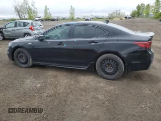 2018 Acura TLX Advance with VIN 19UUB3F82JA800564, listed as a Copart auction lot 58176705 with Not provided miles and Salvage title. Bid and sale history available at DreamBid. Image 2.