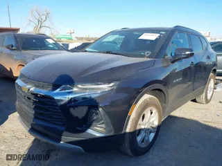 2020 Chevrolet Blazer LT with VIN 3GNKBBRA9LS724168, listed as a IAAI auction lot 41164814 with 84,376 mi miles. Bid and sale history available at carsss.com. Image 2.
