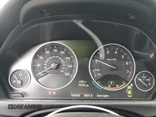 2014 BMW 4 Series 435i with VIN WBA3R1C51EK192909, listed as a Copart auction lot 44700155 with 104,506 mi miles and Salvage Title. Bid and sale history available at carsss.com. Image 9.