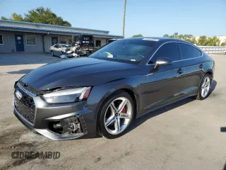 2021 Audi A5 Sportback S line Premium Plus with VIN WAUFACF5XMA025416, listed as a Copart auction lot 59940993 with 13,578 mi miles. Bid and sale history available at carsss.com. Image 1.