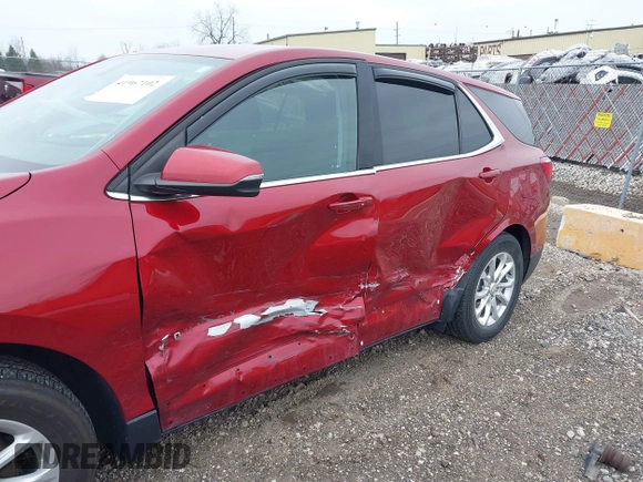 2018 Chevrolet Equinox LT z VIN 3GNAXJEV1JS554921, wystawiony jako IAAI lot #41967102 z przebiegiem 75 553 mil mil oraz . Historia ofert i sprzedaży dostępna na DreamBid. Obrazek 6.