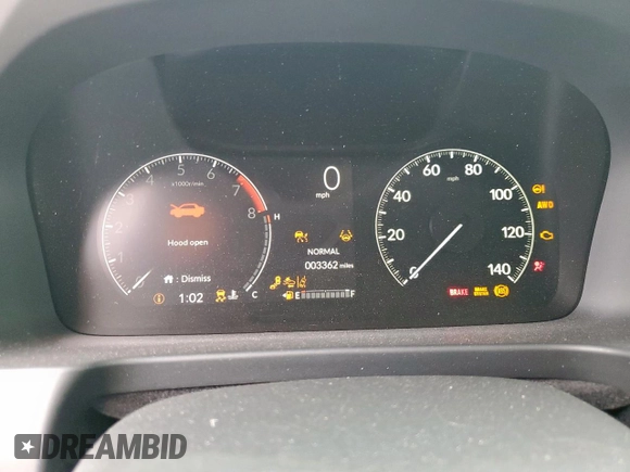 2025 Honda Ridgeline RTL z VIN 5FPYK3F53SB012947, wystawiony jako Copart lot #57884085 z przebiegiem 3 362 mil mil oraz Szkoda całkowita • Salvage title. Historia ofert i sprzedaży dostępna na DreamBid. Obrazek 9.