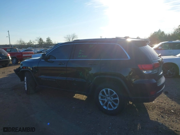 2021 Jeep Grand Cherokee Laredo X with VIN 1C4RJEAG9MC511837, listed as a IAAI auction lot 41386461 with 52,184 mi miles. Bid and sale history available at carsss.com. Image 14.
