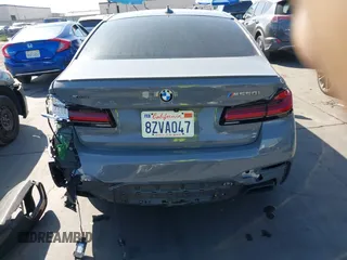 2022 BMW 5 Series M550i xDrive with VIN WBA13BK02NCJ61943, listed as a IAAI auction lot 41607980 with Not provided miles and . Bid and sale history available at DreamBid. Image 17.