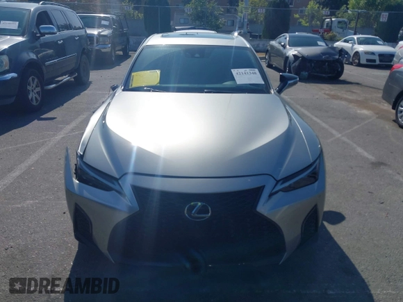 2021 Lexus IS with VIN JTHGZ1B21M5044458, listed as a IAAI auction lot 42141348 with 30,087 mi miles. Bid and sale history available at carsss.com. Image 12.