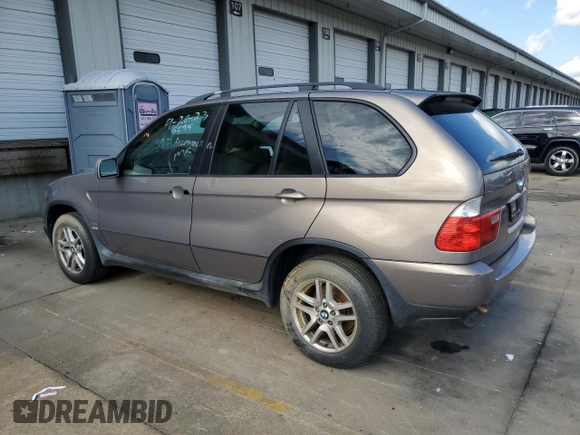 2005 BMW X5 3.0i with VIN 5UXFA13575LY08595, listed as a Copart auction lot 74035304 with 241,589 mi miles and Clean Title. Bid and sale history available at carsss.com. Image 2.