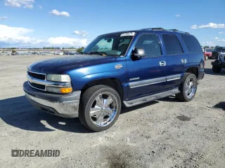 2002 Chevrolet Tahoe LS z VIN 1GNEC13T42R256432, wystawiony jako Copart lot #51706375 z przebiegiem 193 298 mil mil oraz Szkoda całkowita • Salvage title. Historia ofert i sprzedaży dostępna na DreamBid. Obrazek 1.