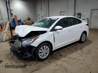 2022 Hyundai Accent SE with VIN 3KPC24A61NE176734, listed as a Copart auction lot 55134585 with 57,270 mi miles and Salvage title. Bid and sale history available at DreamBid. Image 1.