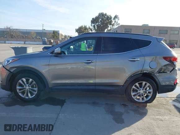 2017 Hyundai Santa Fe Sport 2.0T with VIN 5XYZU4LA7HG406516, listed as a IAAI auction lot 41847977 with 105,299 mi miles. Bid and sale history available at carsss.com. Image 14.