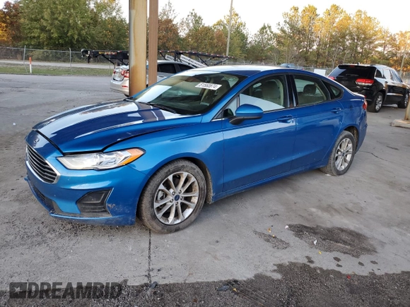 2020 Ford Fusion SE with VIN 3FA6P0H74LR176423, listed as a Copart auction lot 81560874 with 122,131 mi miles and Salvage Title. Bid and sale history available at carsss.com. Image 1.