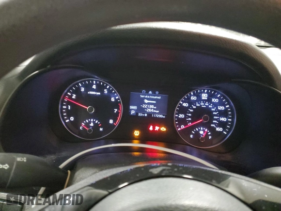 2019 Kia Forte LXS with VIN 3KPF24ADXKE136692, listed as a Copart auction lot 44589515 with 117,299 mi miles and Salvage Title. Bid and sale history available at DreamBid. Image 9.