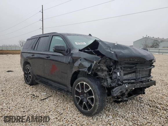 2023 Chevrolet Tahoe RST с VIN 1GNSCRKD9PR445189, выставлен на аукционе Copart как лот 42785435 с пробегом 48 333 миль миль и Списание • Salvage title. История ставок и продаж доступна на DreamBid. Изображение 4.