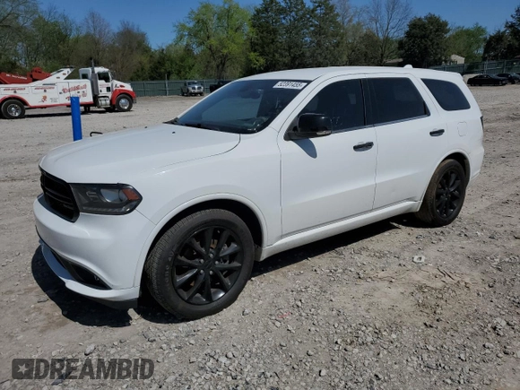 2017 Dodge Durango R/T with VIN 1C4SDHCT3HC610941, listed as a Copart auction lot 52391455 with 172,467 mi miles and Salvage Title. Bid and sale history available at carsss.com. Image 1.