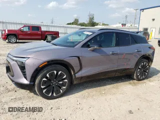 2024 Chevrolet Blazer EV eAWD RS z VIN 3GNKDCRJ2RS185532, wystawiony jako Copart lot #65431054 z przebiegiem 3653 mil mil oraz Szkody całkowita. Historia ofert i sprzedaży dostępna na DreamBid. Obrazek 1.