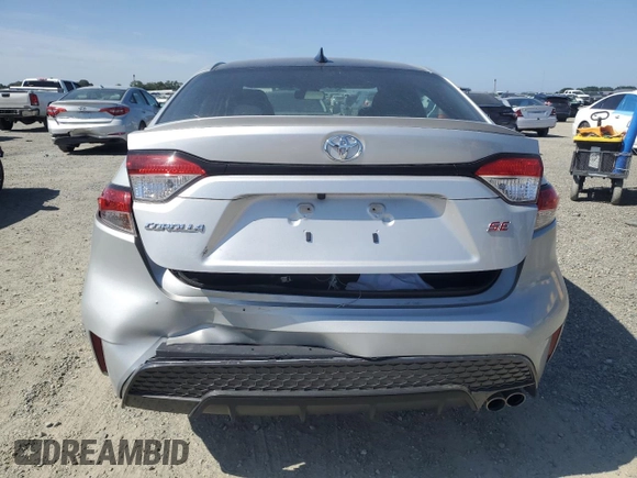 2022 Toyota Corolla SE with VIN 5YFS4MCEXNP103547, listed as a Copart auction lot 56350485 with 2,755 mi miles and Salvage Title. Bid and sale history available at DreamBid. Image 6.