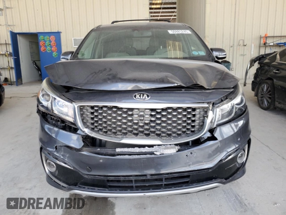 2017 Kia Sedona SX-L with VIN KNDME5C17H6327833, listed as a Copart auction lot 50885245 with 21,967 mi miles and Salvage Title. Bid and sale history available at carsss.com. Image 5.