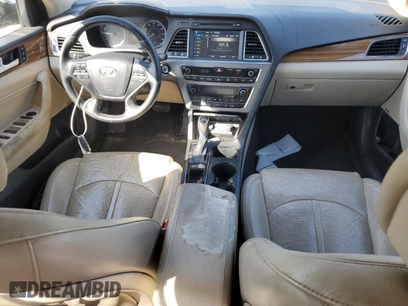 2015 Hyundai Sonata Sport with VIN 5NPE34AF0FH111974, listed as a Copart auction lot 52494565 with 153,108 mi miles and Clean title. Bid and sale history available at DreamBid. Image 8.