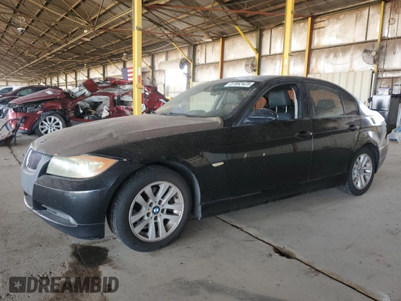 2006 BMW 3 Series 325i with VIN WBAVB13536KX51777, listed as a Copart auction lot 57082425 with 206,336 mi miles and Salvage title. Bid and sale history available at DreamBid. Image 1.