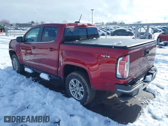 2020 GMC Canyon 4WD SLE with VIN 1GTG6CEN1L1182177, listed as a IAAI auction lot 41524663 with 80,768 mi miles. Bid and sale history available at carsss.com. Image 3.