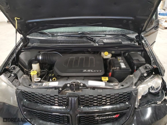 2014 Dodge Grand Caravan SXT with VIN 2C4RDGCG3ER162117, listed as a Copart auction lot 48375555 with 154,065 mi miles and Salvage Title. Bid and sale history available at carsss.com. Image 14.