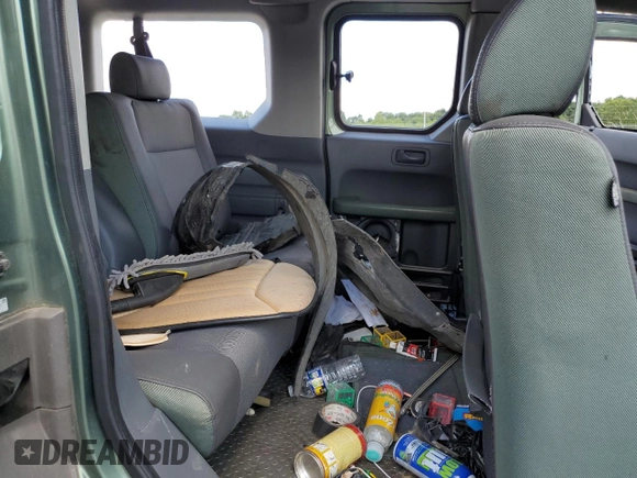2004 Honda Element EX with VIN 5J6YH18604L007524, listed as a Copart auction lot 63716574 with 186,854 mi miles and Salvage Title. Bid and sale history available at DreamBid. Image 11.