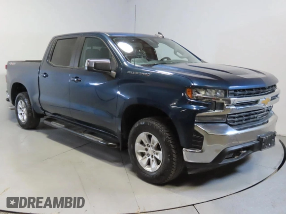 2021 Chevrolet Silverado 1500 LT with VIN 3GCUYDED2MG190396, listed as a Copart auction lot 48331035 with 101,417 mi miles and Clean Title. Bid and sale history available at carsss.com. Image 1.