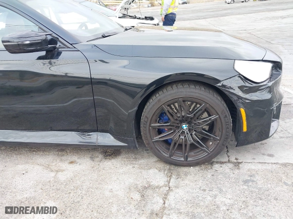 2023 BMW M2 with VIN 3MF13DM02P8D48974, listed as a IAAI auction lot 41471234 with 3,644 mi miles. Bid and sale history available at carsss.com. Image 12.