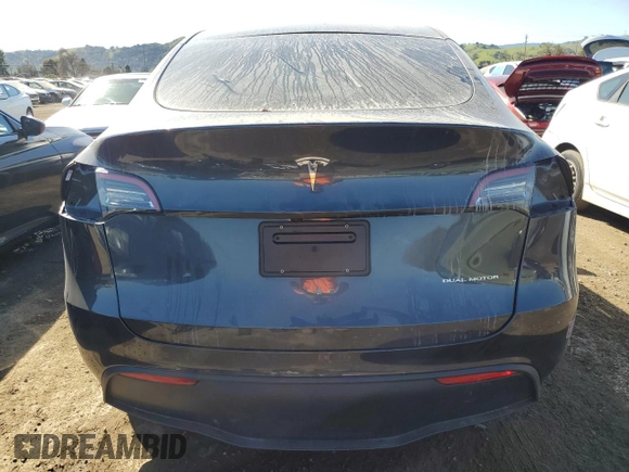 2024 Tesla Model Y Long Range с VIN 7SAYGDEEXRF032028, выставлен на аукционе Copart как лот 47128085 с пробегом 8 607 миль миль и Списание • Salvage title. История ставок и продаж доступна на DreamBid. Изображение 6.