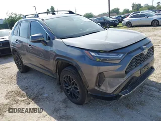 2024 Toyota RAV4 Hybrid SE with VIN 4T3T6RFV7RU161067, listed as a IAAI auction lot 41942992 with 11,952 mi miles and . Bid and sale history available at DreamBid. Image 1.