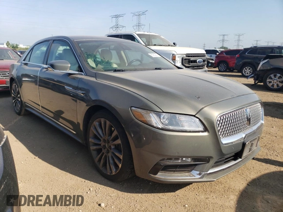 2017 Lincoln Continental Select with VIN 1LN6L9TP6H5628976, listed as a Copart auction lot 60653875 with 177,580 mi miles and Salvage title. Bid and sale history available at DreamBid. Image 4.