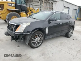 2015 Cadillac SRX Premium Collection with VIN 3GYFNDE32FS573712, listed as a Copart auction lot 44800655 with 60,378 mi miles and Salvage Title. Bid and sale history available at carsss.com. Image 1.