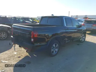 2025 Honda Ridgeline RTL z VIN 5FPYK3F57SB001319, wystawiony jako IAAI lot #41765594 z przebiegiem 1 358 mil mil oraz . Historia ofert i sprzedaży dostępna na DreamBid. Obrazek 4.