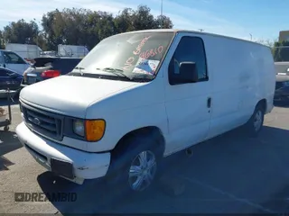 2006 Ford Econoline Cargo with VIN 1FTRE14W46HA46504, listed as a IAAI auction lot 42433510 with 251,238 mi miles and . Bid and sale history available at DreamBid. Image 2.