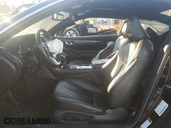 2017 Infiniti Q60 2.0t with VIN JN1CV7EL4HM320083, listed as a Copart auction lot 47426045 with 116,411 mi miles and Salvage Title. Bid and sale history available at DreamBid. Image 7.