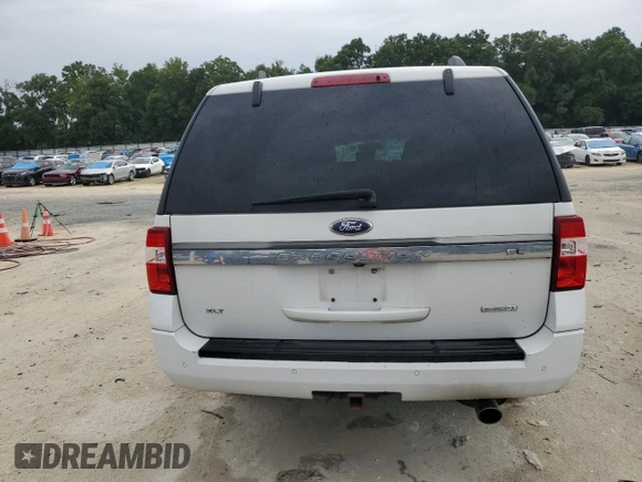 2015 Ford Expedition EL XLT with VIN 1FMJK1HT6FEF07219, listed as a Copart auction lot 62004764 with 133,959 mi miles and Salvage Title. Bid and sale history available at carsss.com. Image 6.