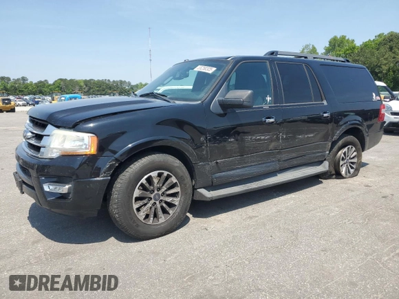 2017 Ford Expedition Max XLT with VIN 1FMJK1HTXHEA04036, listed as a Copart auction lot 55258305 with 161,825 mi miles and Salvage title. Bid and sale history available at DreamBid. Image 1.
