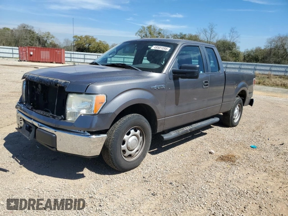 2010 Ford F-150 XL with VIN 1FTEX1CW4AFD39298, listed as a Copart auction lot 49581095 with 190,791 mi miles and Salvage Title. Bid and sale history available at carsss.com. Image 1.